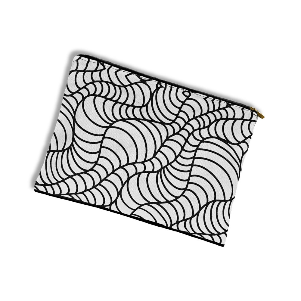 Abstract Lines Color Your Own Pouch - 2.0