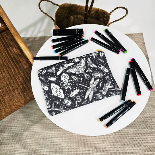 Color Your Own Pouch - 2.0 - 18 designs to choose from!