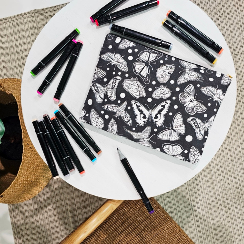 Color Your Own Pouch - 2.0 - 18 designs to choose from!