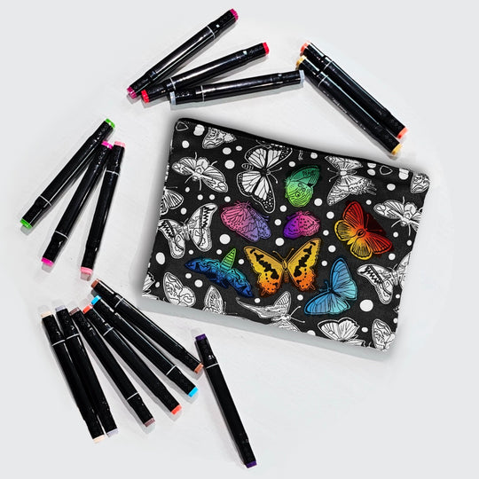 Color Your Own Pouch - 2.0 - 18 designs to choose from!