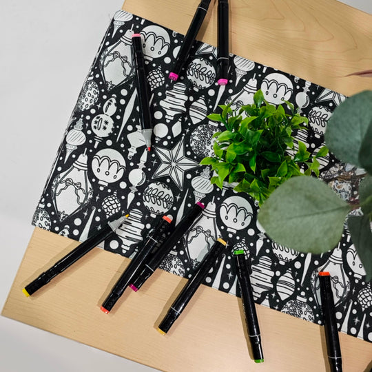 Color Your Own Table Runner - 5 Designs to choose from!