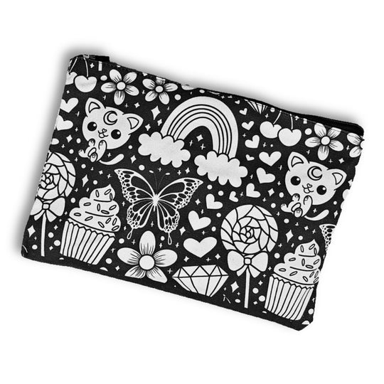 Happy Doodle Color Your Own Pouch - 2.0