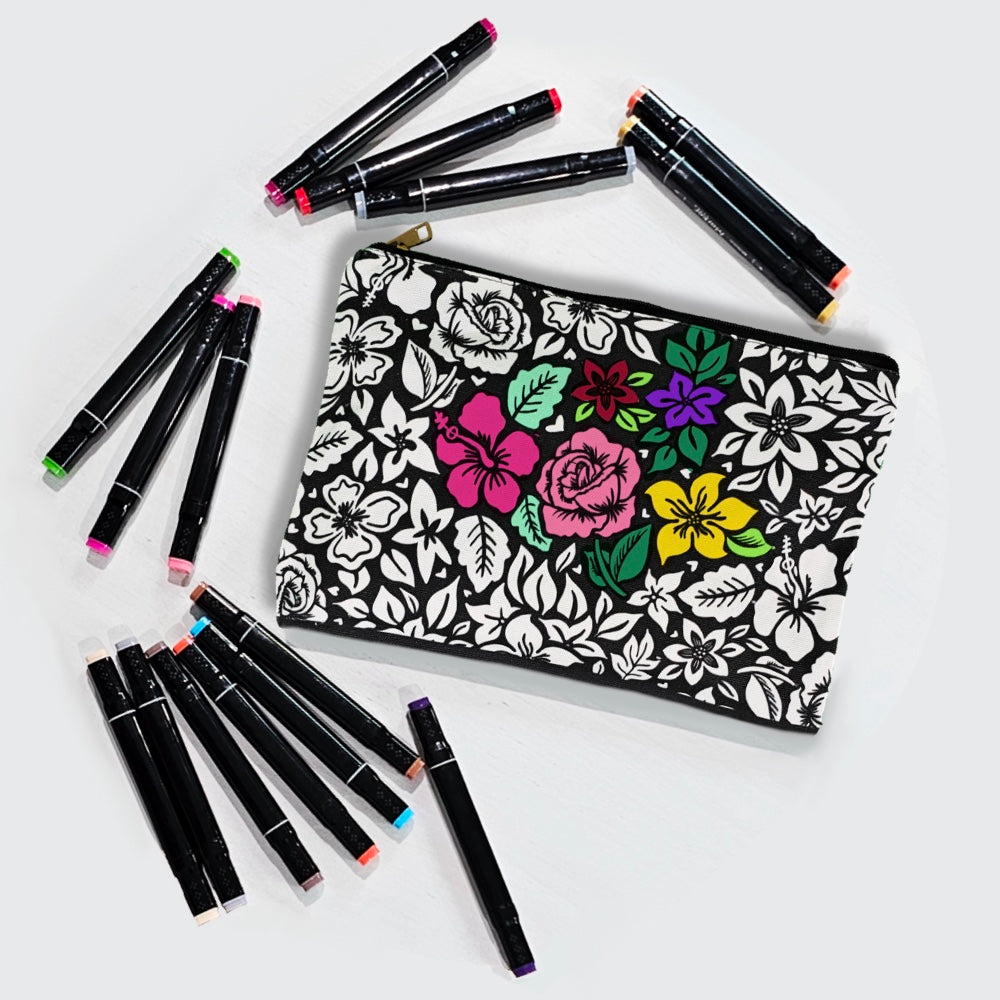 Color Your Own Pouch - 2.0 - 18 designs to choose from!