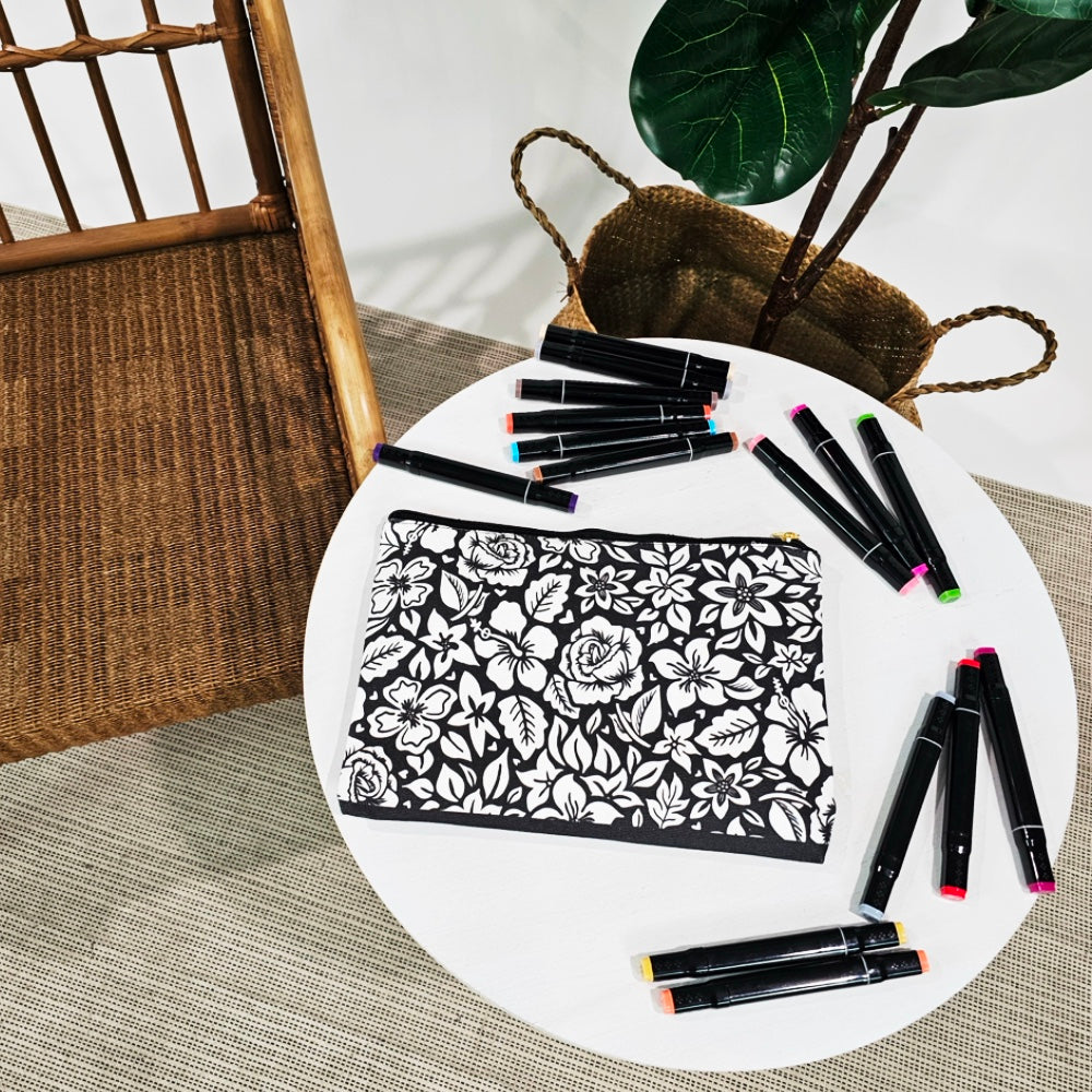 Color Your Own Pouch - 2.0 - 18 designs to choose from!