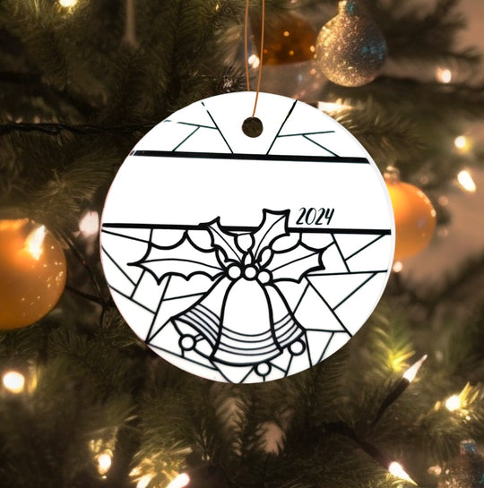 Color Your Own Christmas Ornament - 9 Design Options!