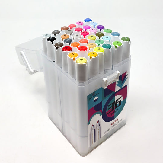 Color Your Own: 36-Piece Dual Tip Marker Pack
