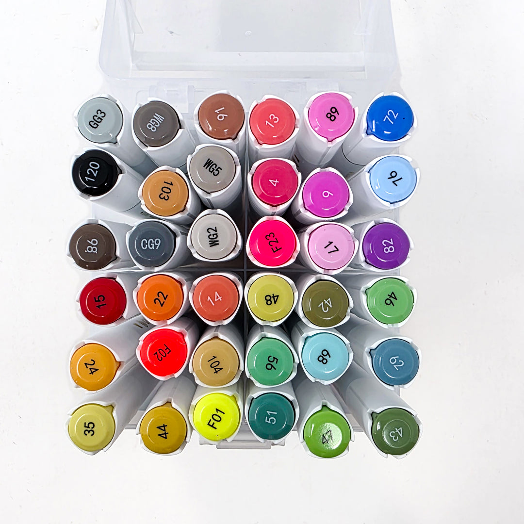 Color Your Own: 36-Piece Dual Tip Marker Pack