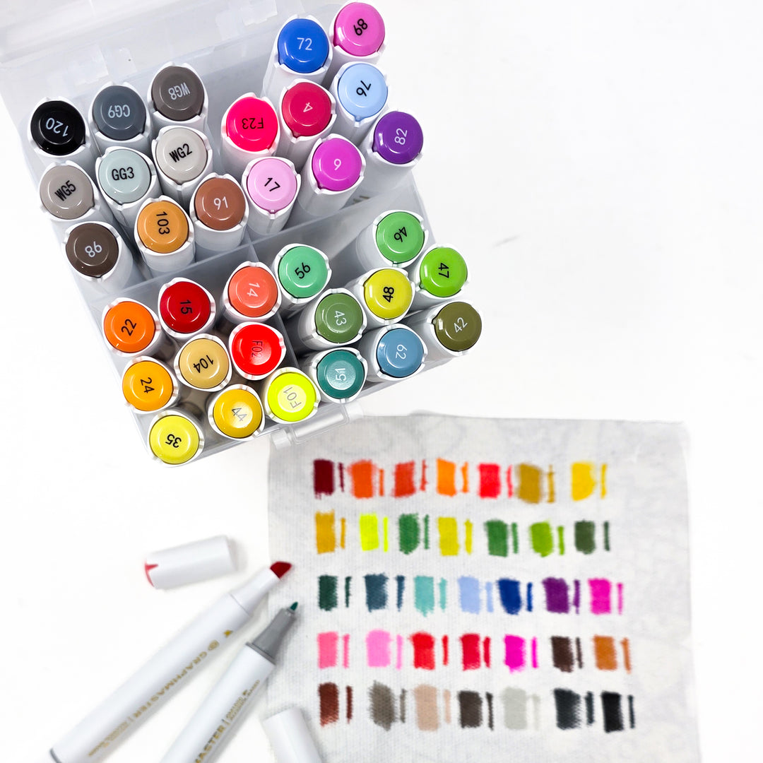 Color Your Own: 36-Piece Dual Tip Marker Pack
