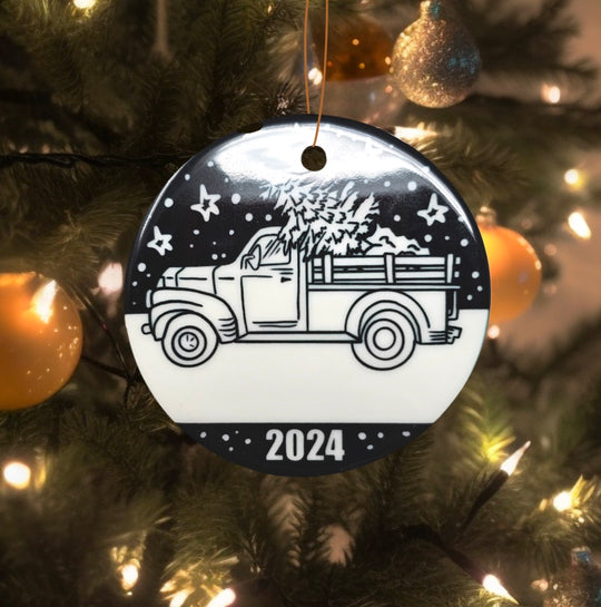 Color Your Own Christmas Ornament - 9 Design Options!