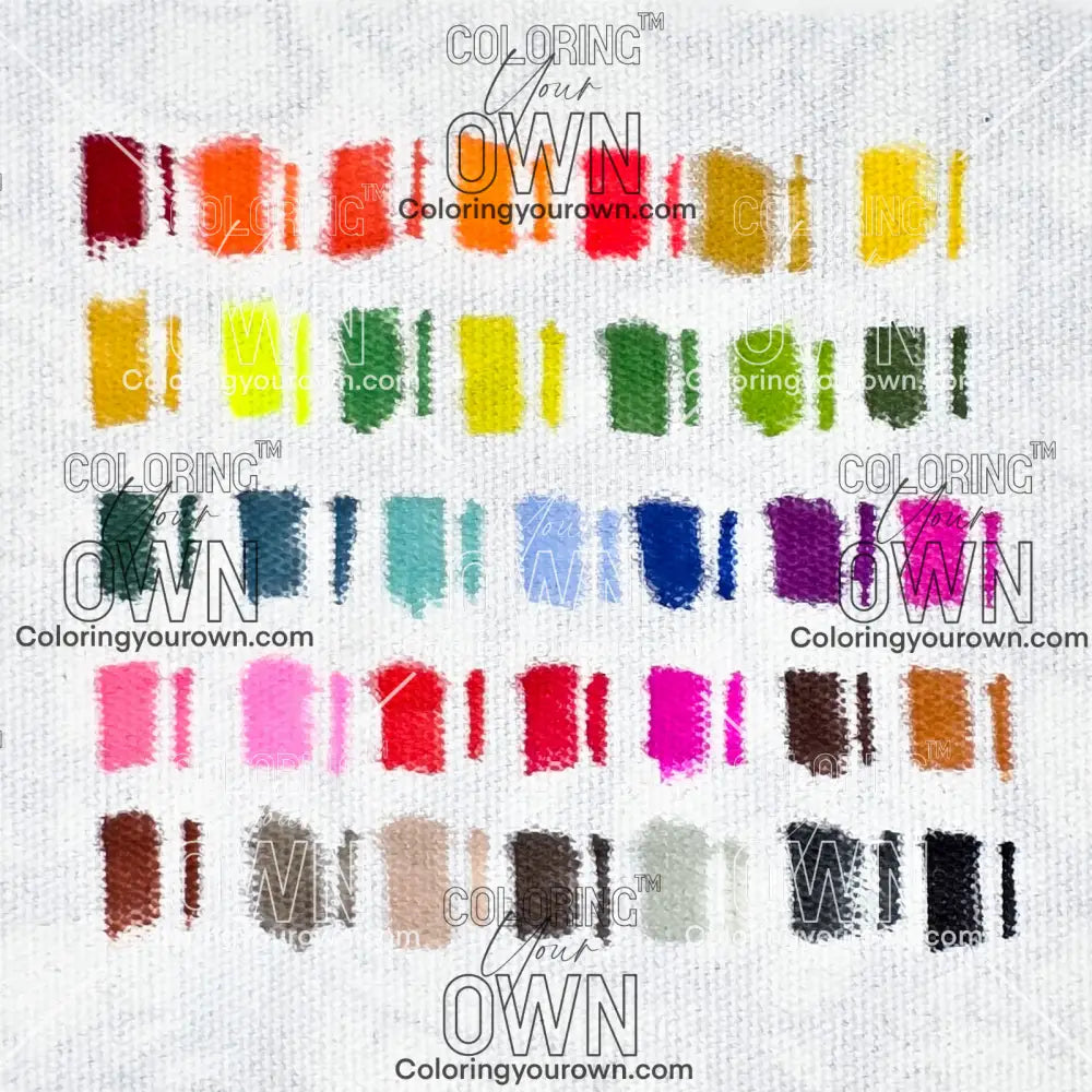 Color Your Own: 36-Piece Dual Tip Marker Pack Markers