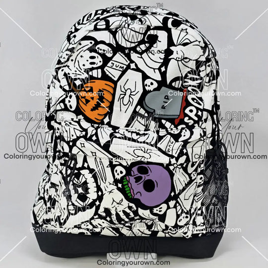 Color Your Own Backpack 2.0 - Halloween - Bags