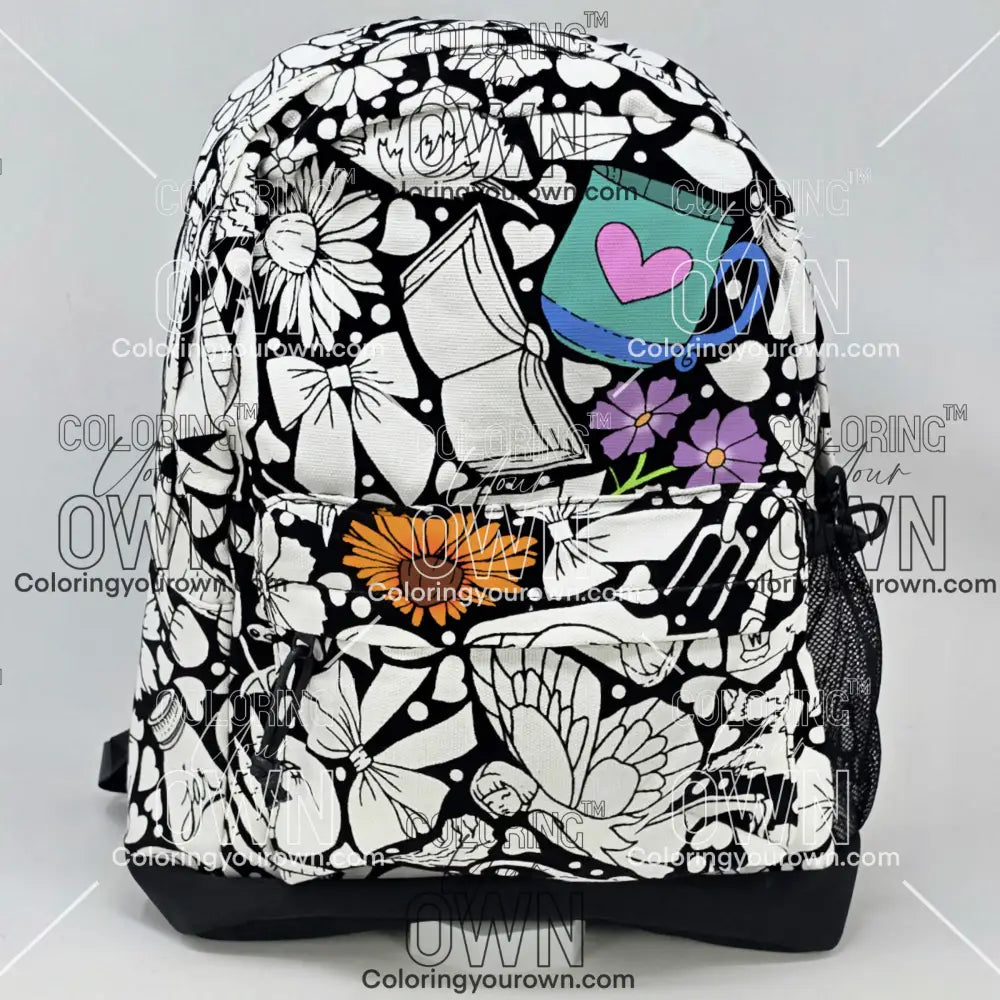 Color Your Own Backpack 2.0 - Highland Cow - Bags