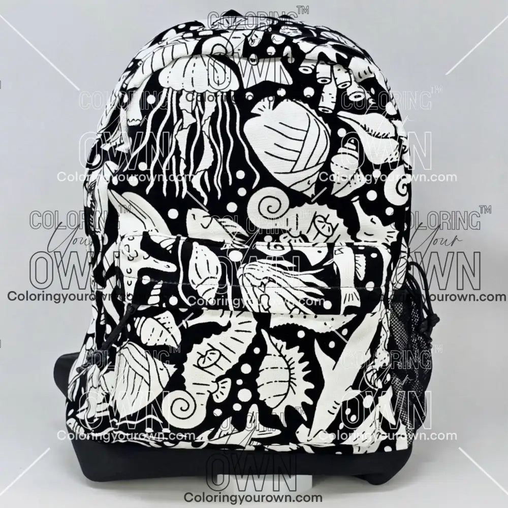 Color Your Own Backpack 2.0 - Under the Sea - Bags
