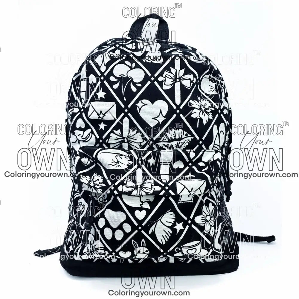 Color Your Own Backpack Coquette Bags