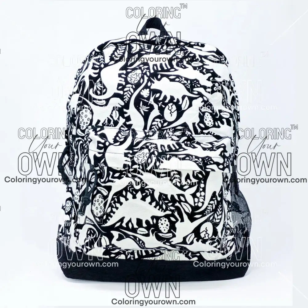 Color Your Own Backpack Dinosaurs Bags