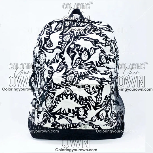 Color Your Own Backpack Dinosaurs Bags