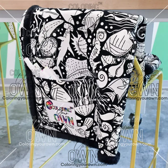 Color Your Own Blanket - blanket