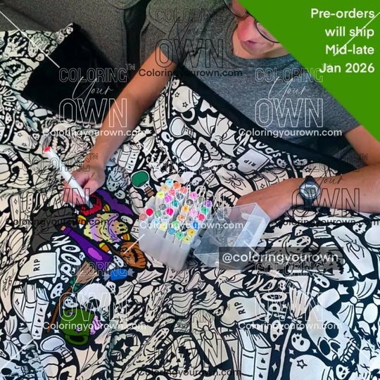 Color Your Own Blanket blanket