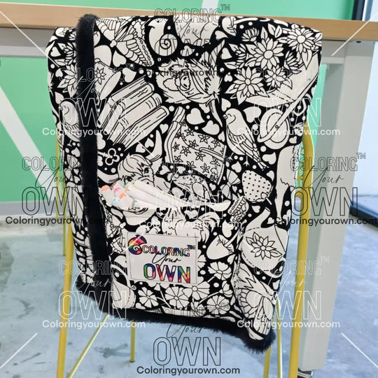 Color Your Own Blanket - blanket