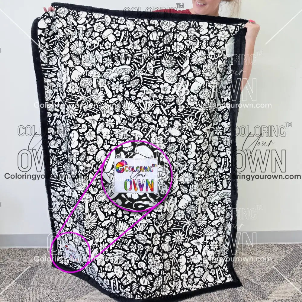 Color Your Own Blanket - blanket