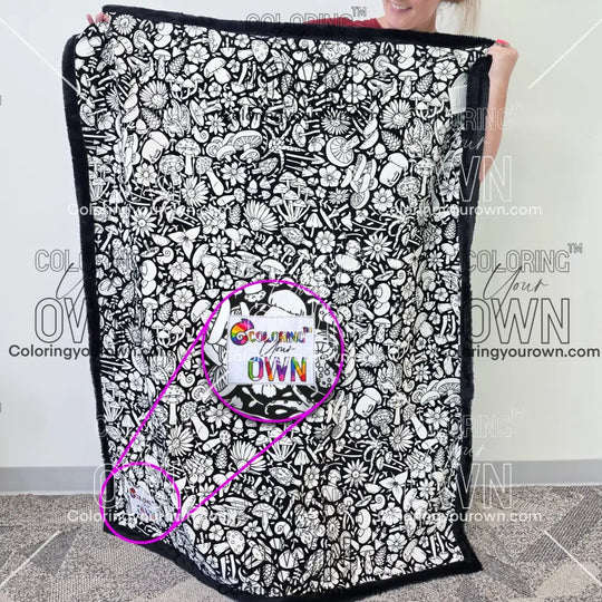 Color Your Own Blanket - blanket