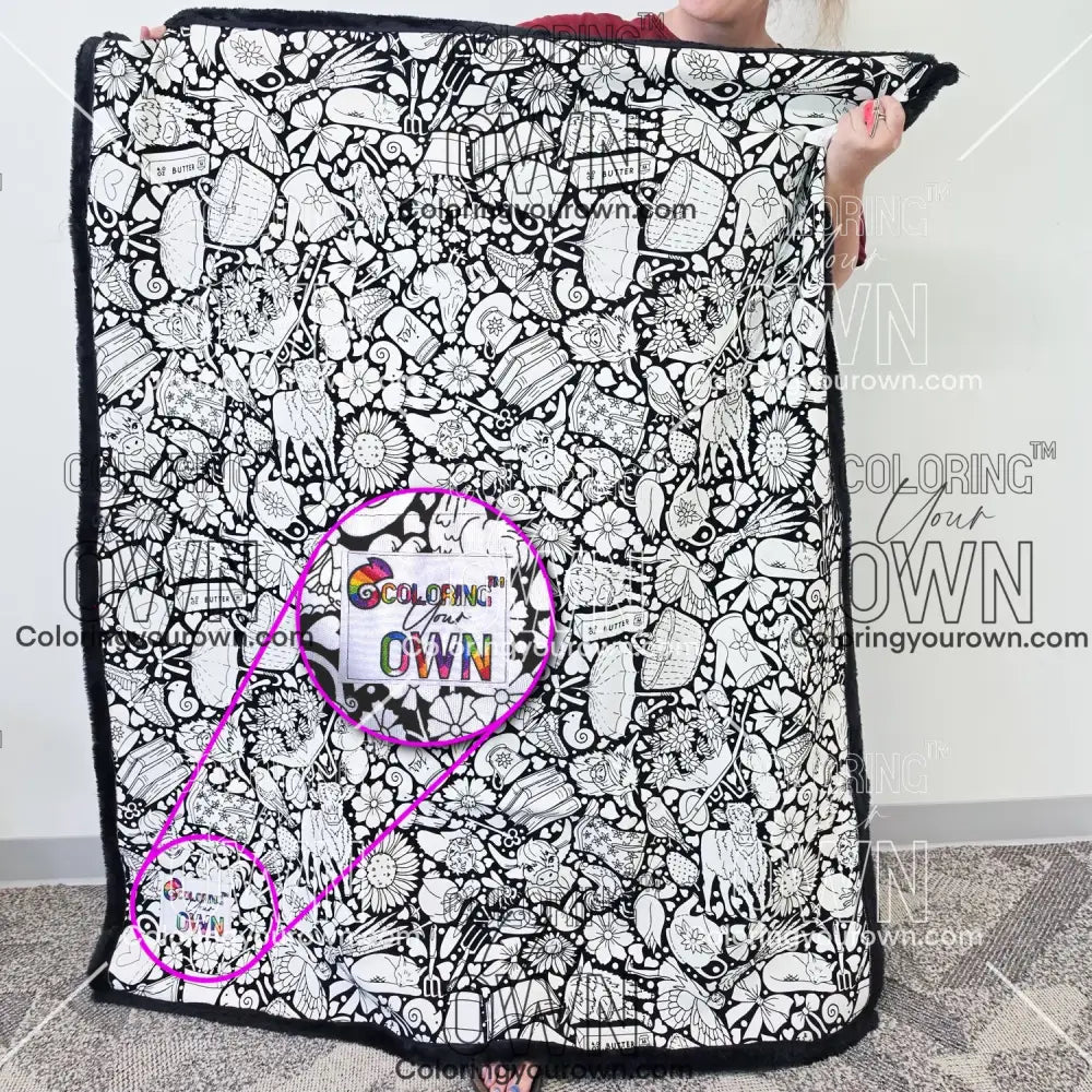 Color Your Own Blanket - blanket