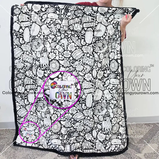 Color Your Own Blanket - blanket