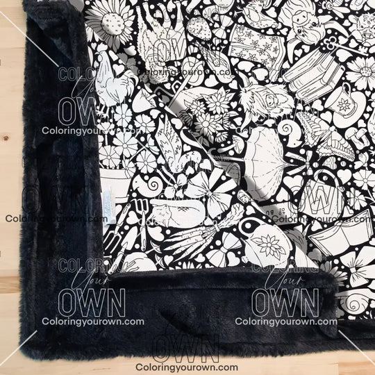 Color Your Own Blanket - blanket