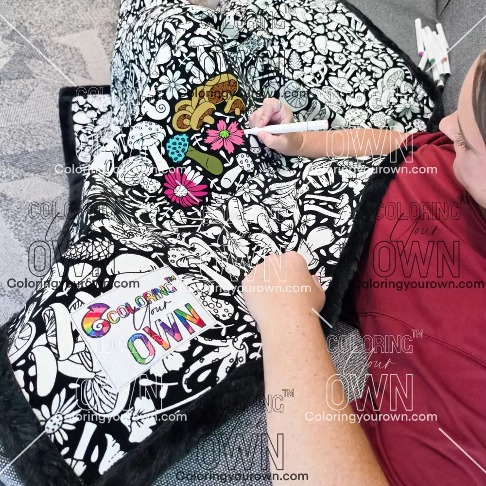 Color Your Own Blanket - blanket