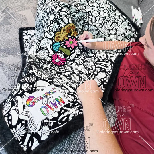 Color Your Own Blanket - blanket
