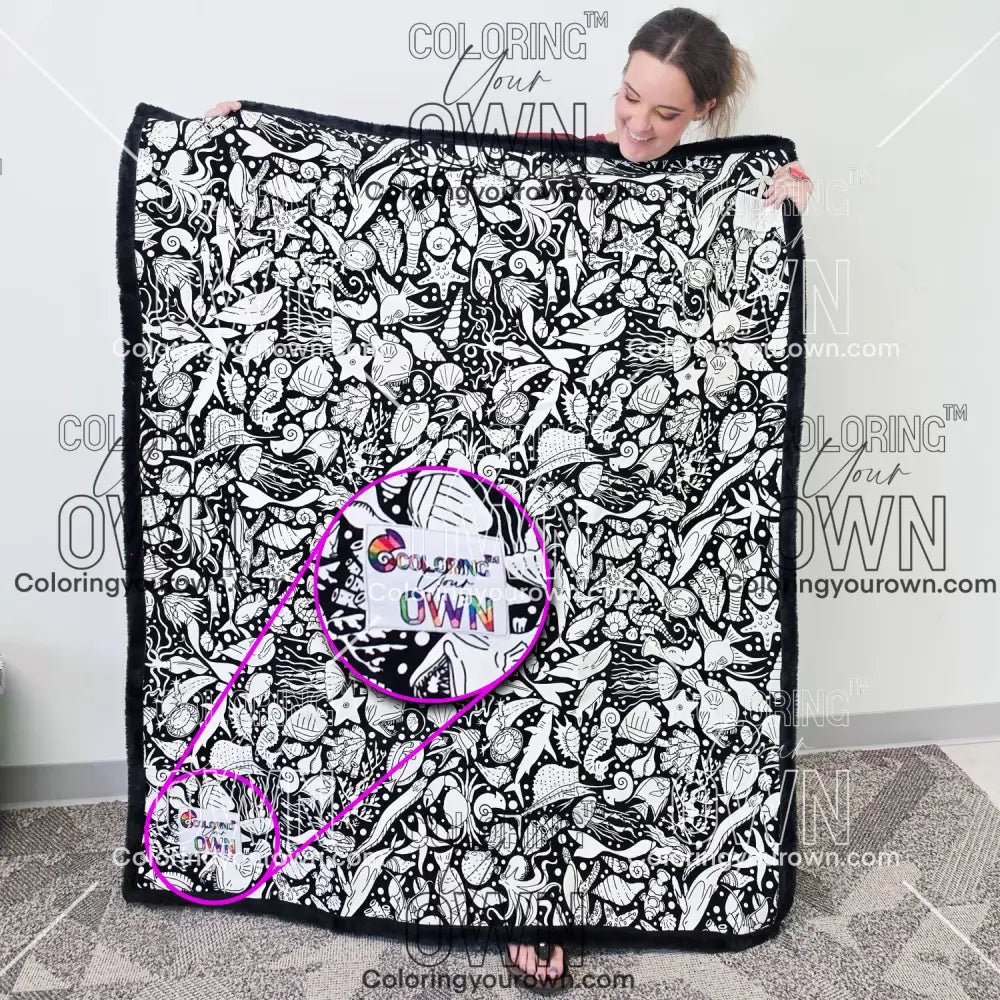 Color Your Own Blanket - blanket