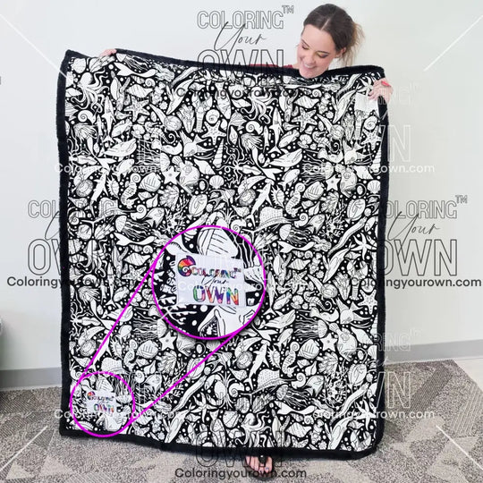 Color Your Own Blanket - blanket