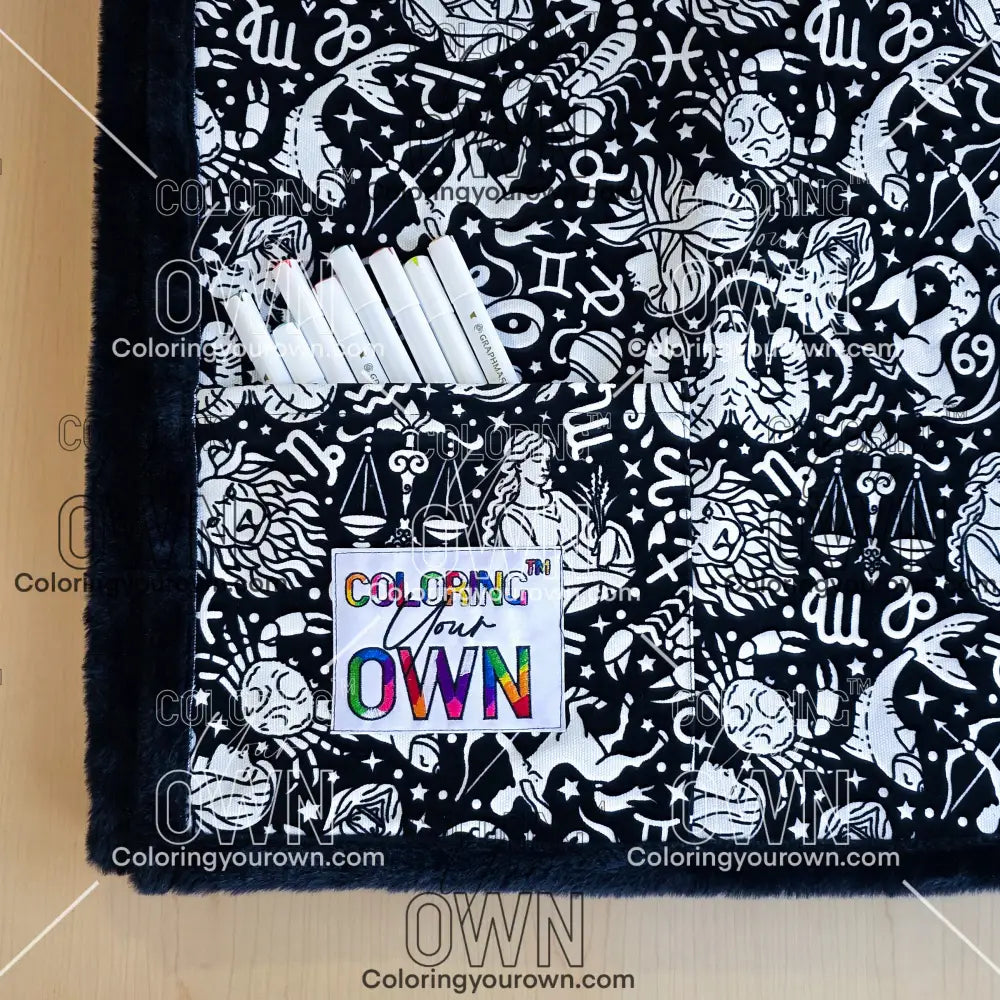 Color Your Own Blanket blanket