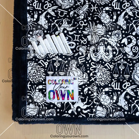 Color Your Own Blanket blanket