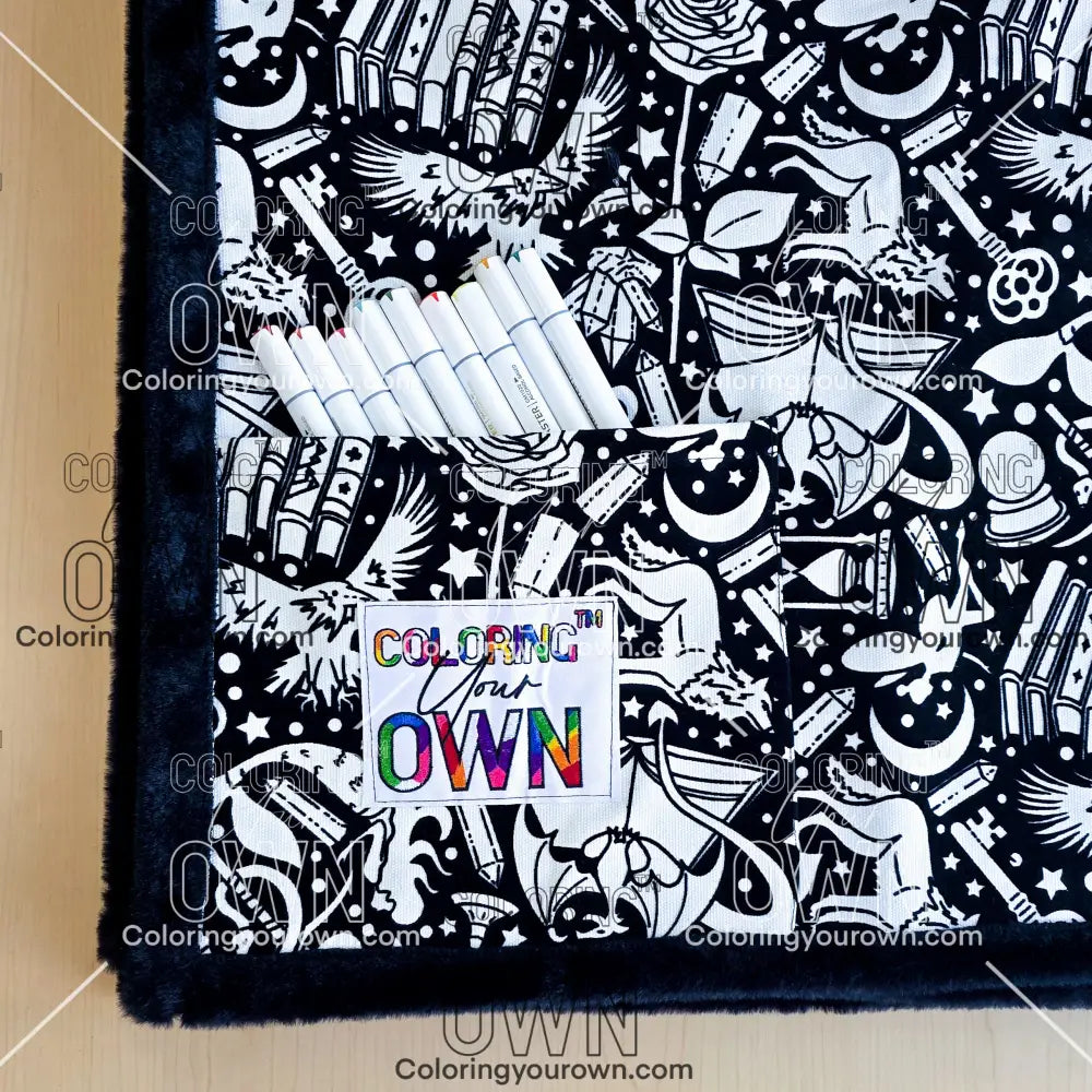 Color Your Own Blanket blanket