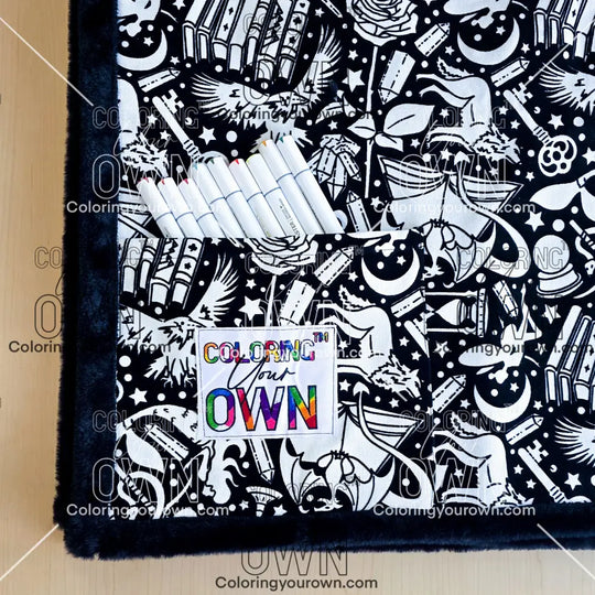 Color Your Own Blanket blanket