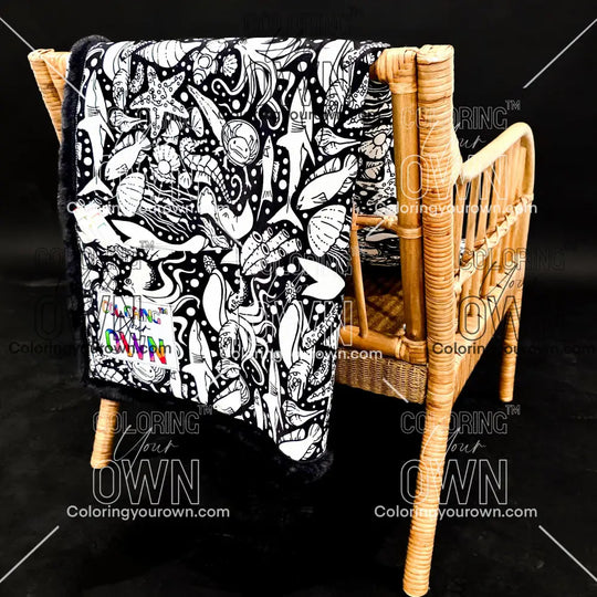 Color Your Own Blanket blanket