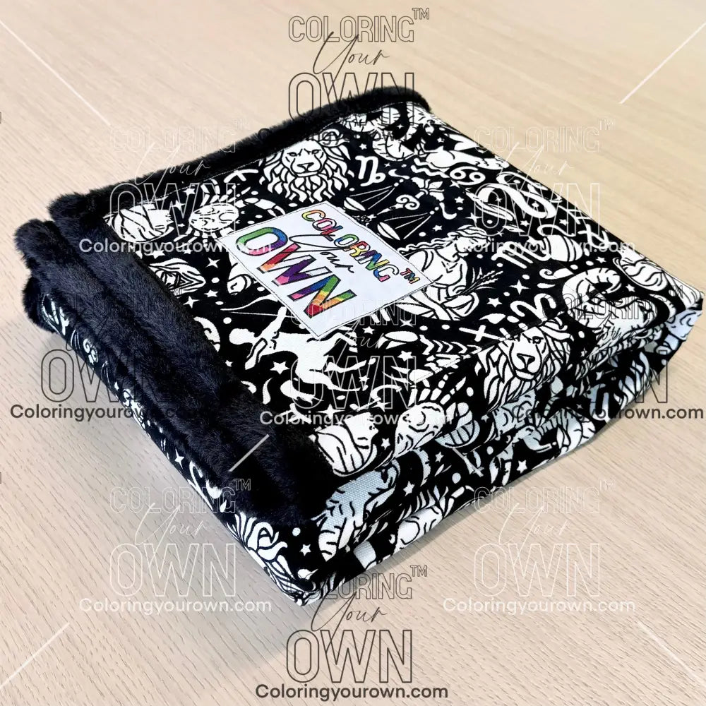 Color Your Own Blanket blanket