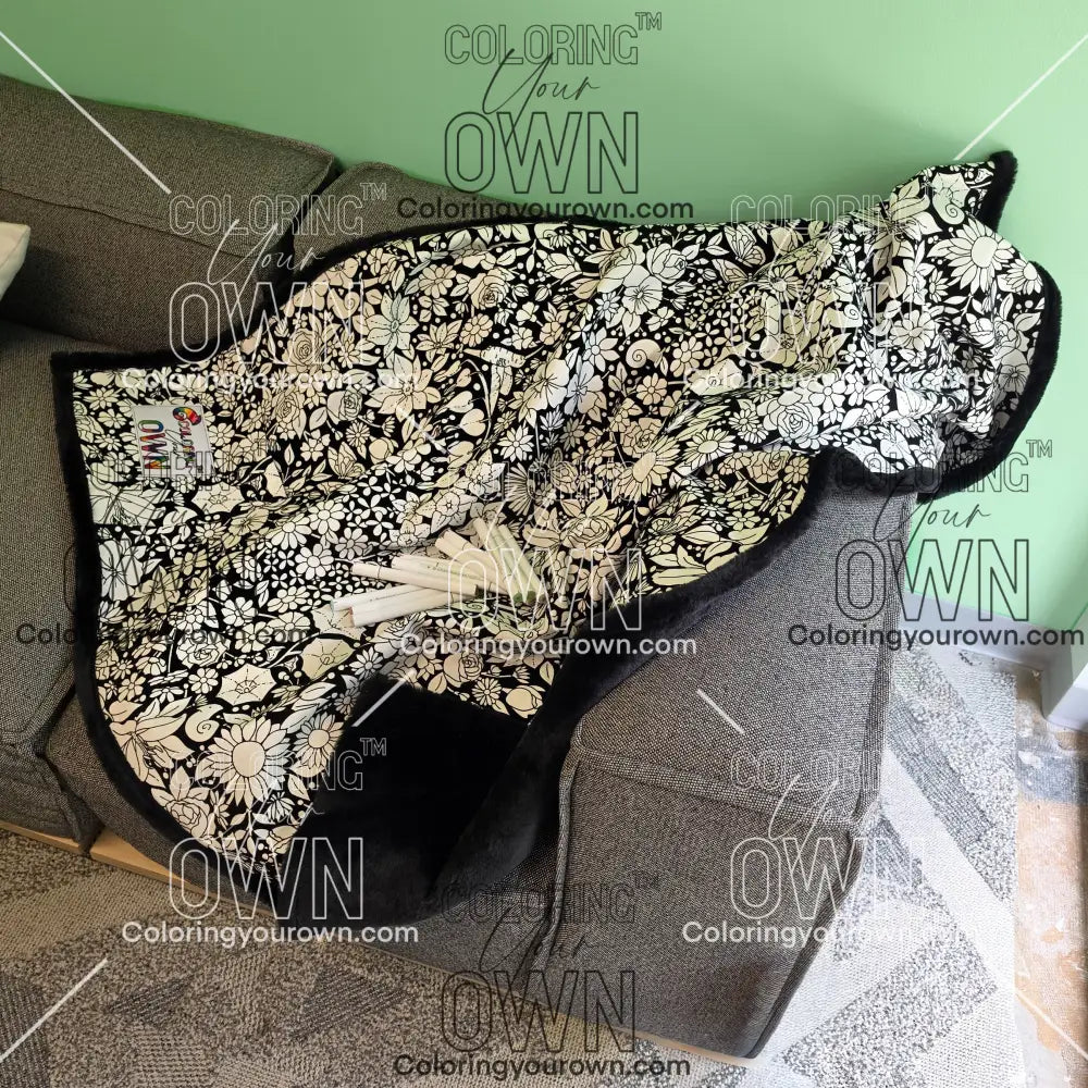 Color Your Own Blanket - blanket