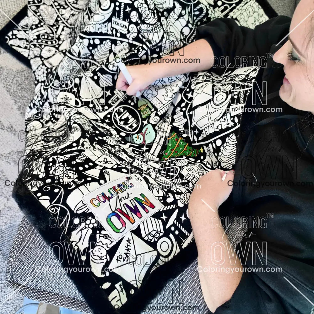 Color Your Own Blanket - blanket