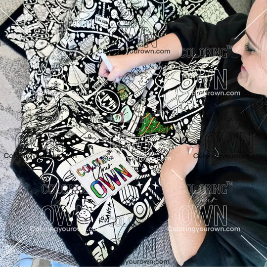Color Your Own Blanket - blanket