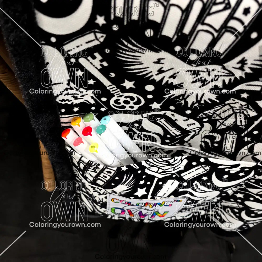 Color Your Own Blanket blanket