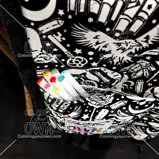 Color Your Own Blanket blanket