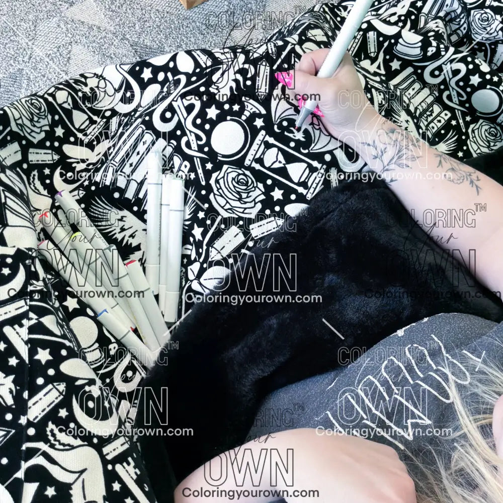 Color Your Own Blanket blanket