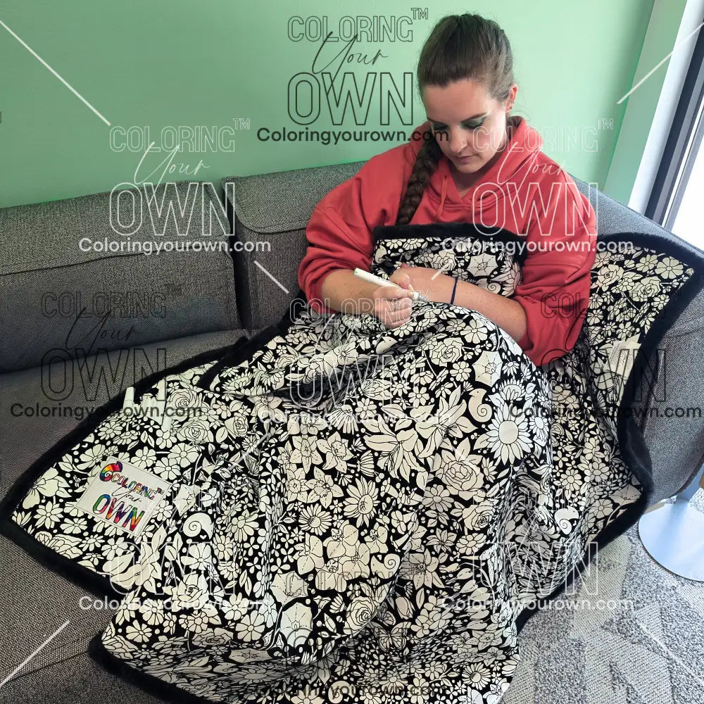 Color Your Own Blanket - blanket