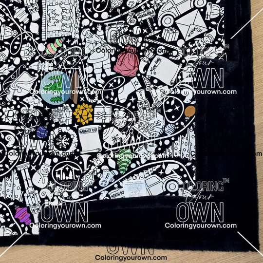 Color Your Own Blanket - blanket