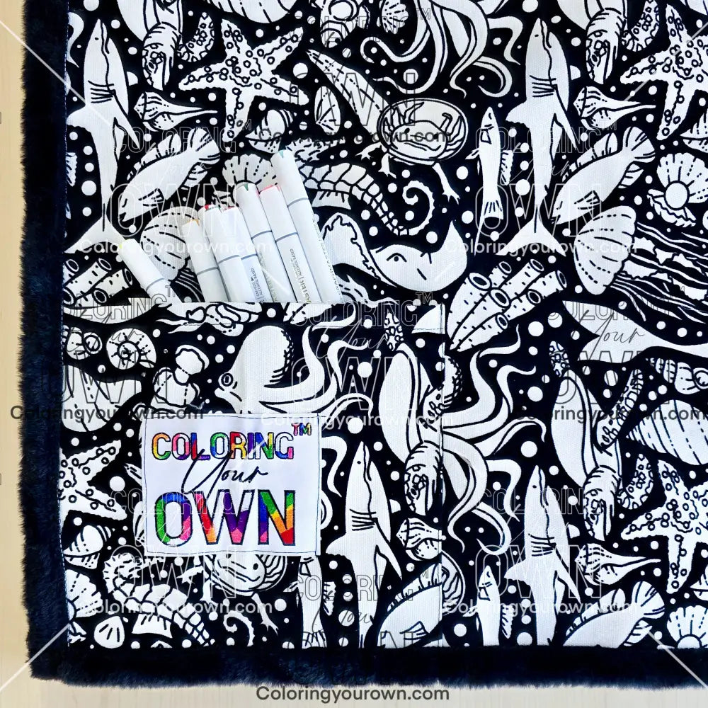 Color Your Own Blanket - Australia blanket