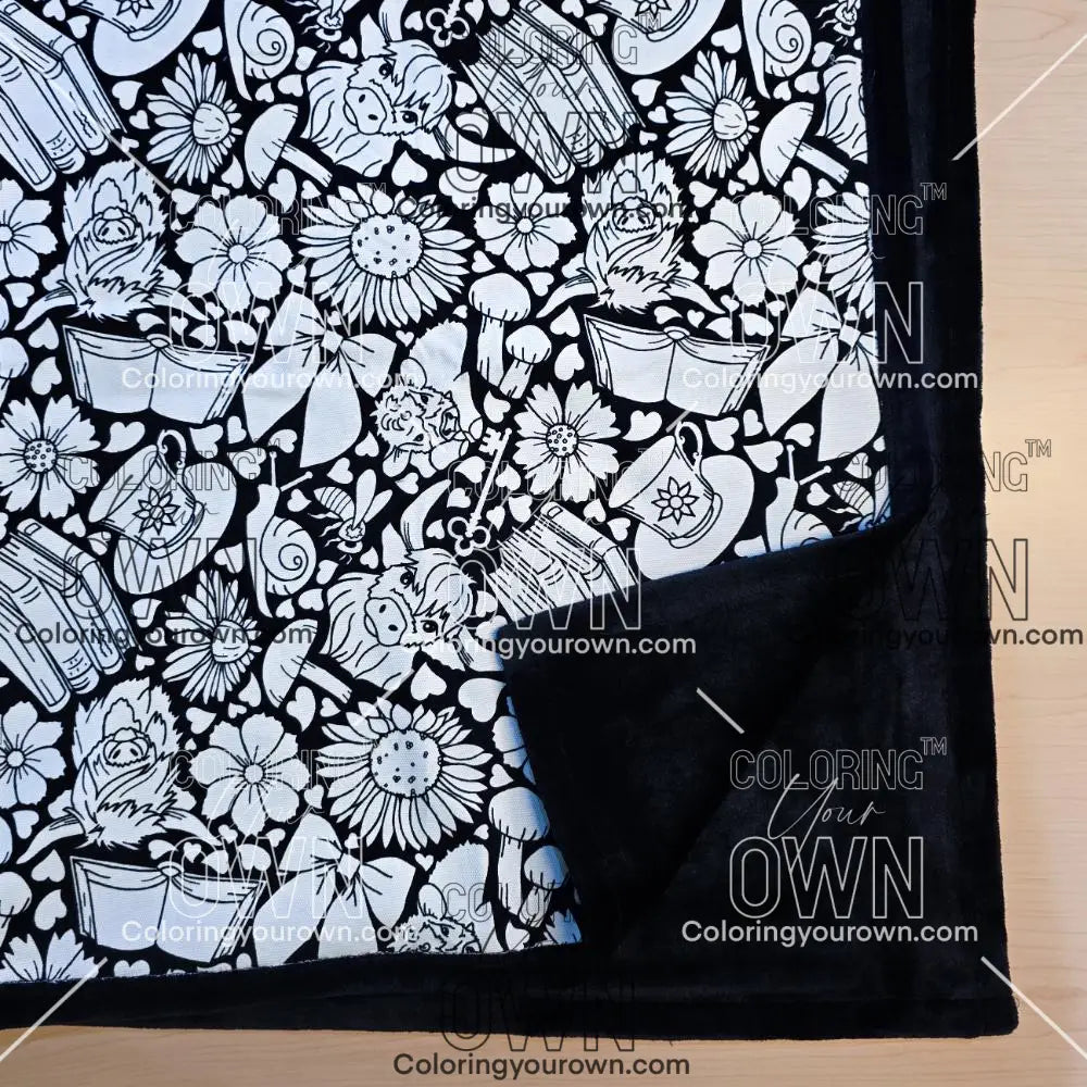 Color Your Own Blanket - Australia blanket