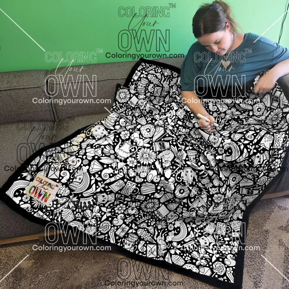 Color Your Own Blanket - Australia - blanket