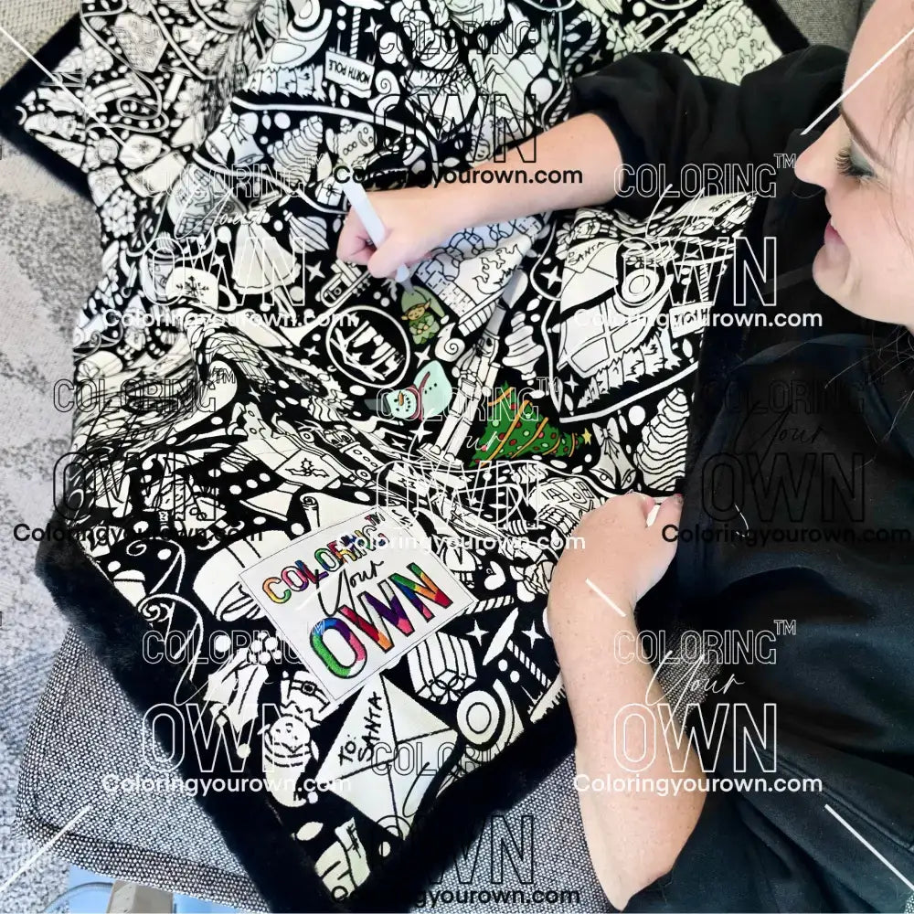 Color Your Own Blanket - blanket